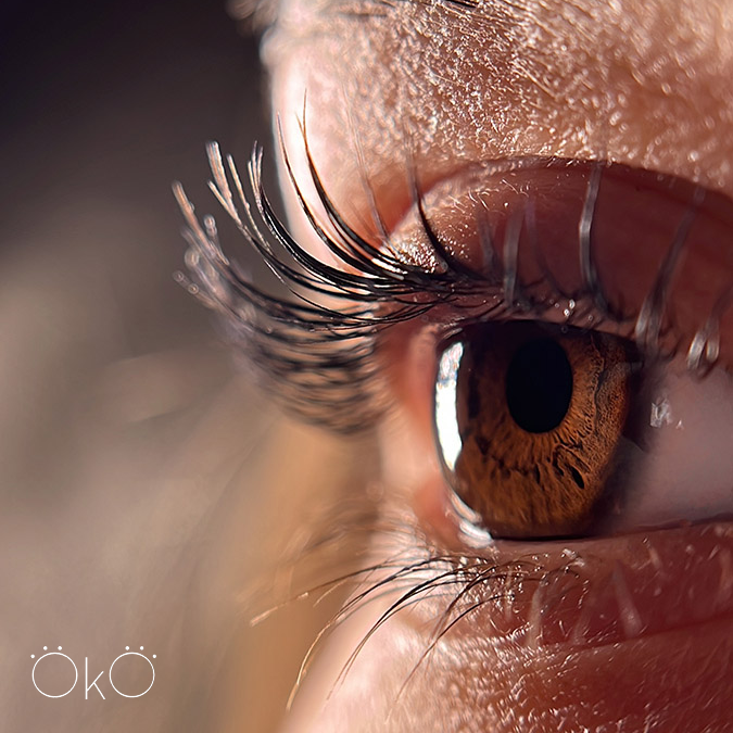 Résultat rehaussement cils oko