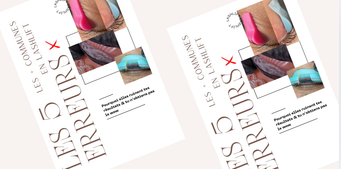 Les 5 ❌ erreurs les plus fréquentes en LashLift… et comment les éviter, je te dis tout !