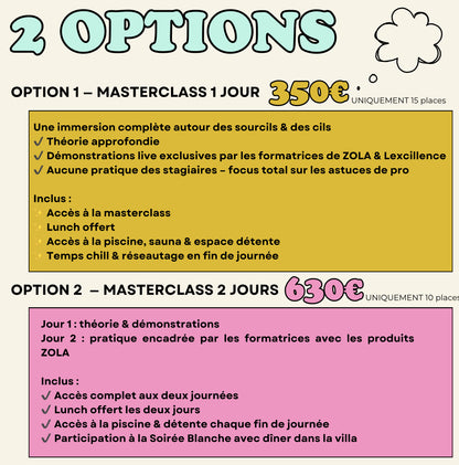 MASTERCLASS 5 EN 1, lash x brow w/Zola et Lexcillence