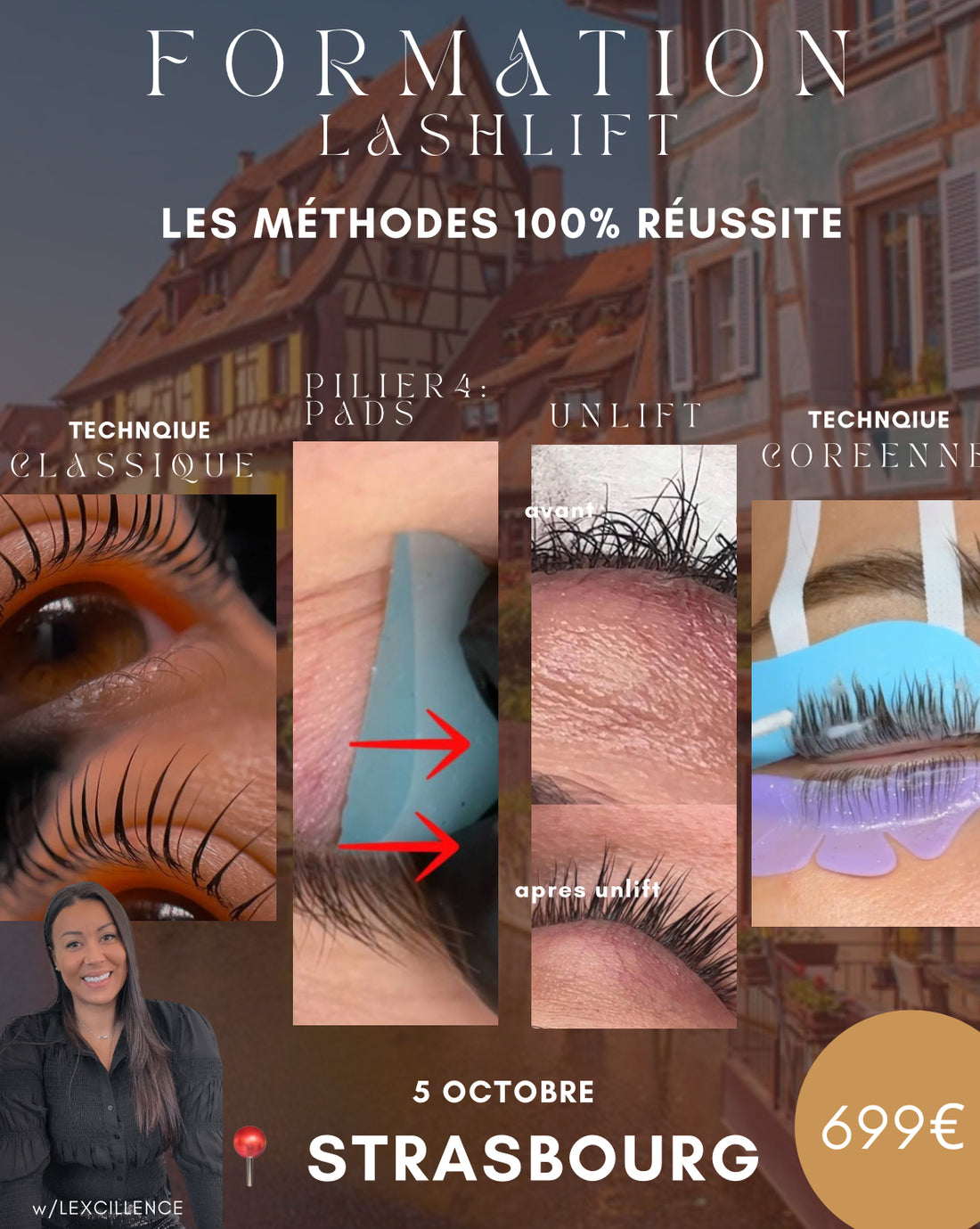 Formation Lashlift 3 en 1 ( classique +coréen+unlift ) 📍 Strasbourg