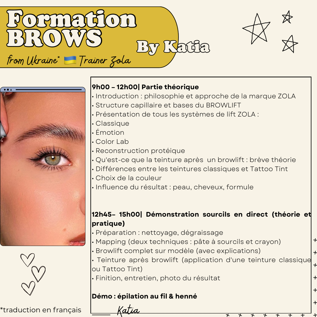 MASTERCLASS 5 EN 1, lash x brow w/Zola et Lexcillence