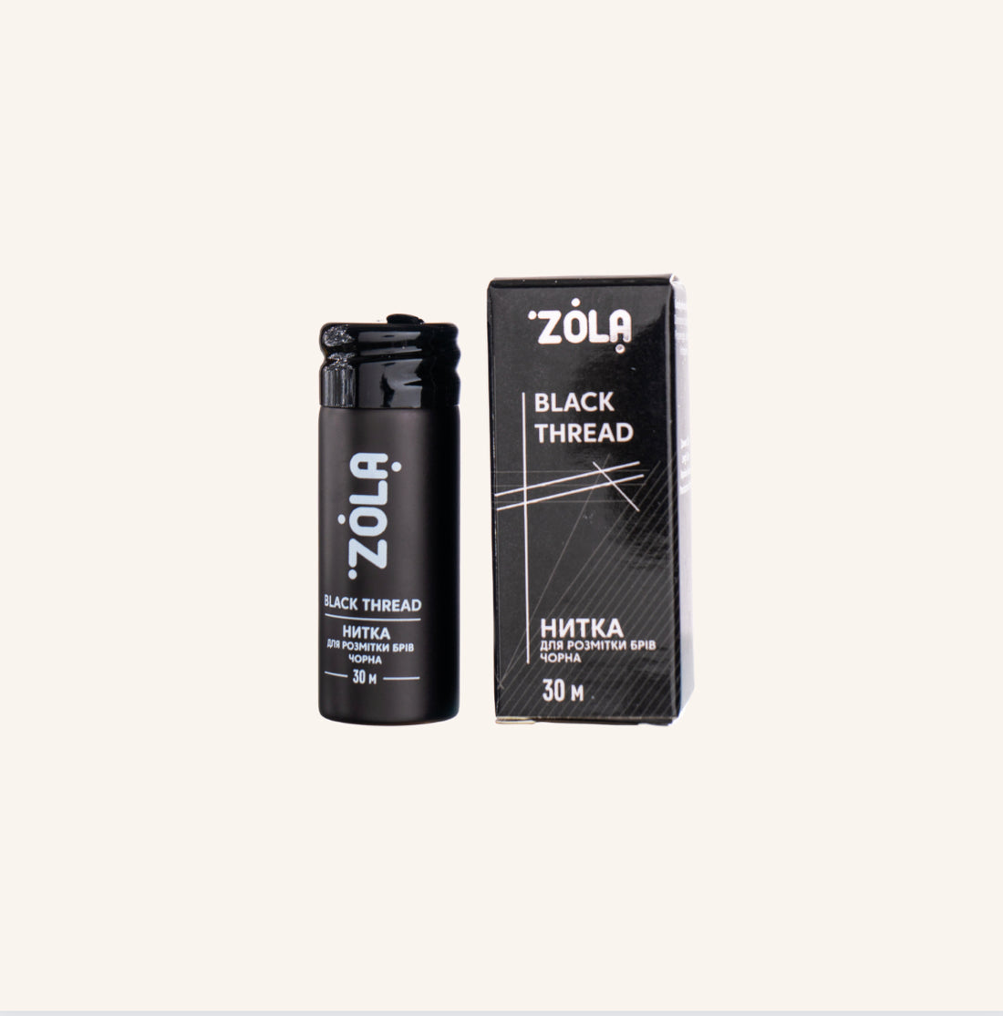 Fil teinté Noir ou Blanc Zola pour dessin|shapping