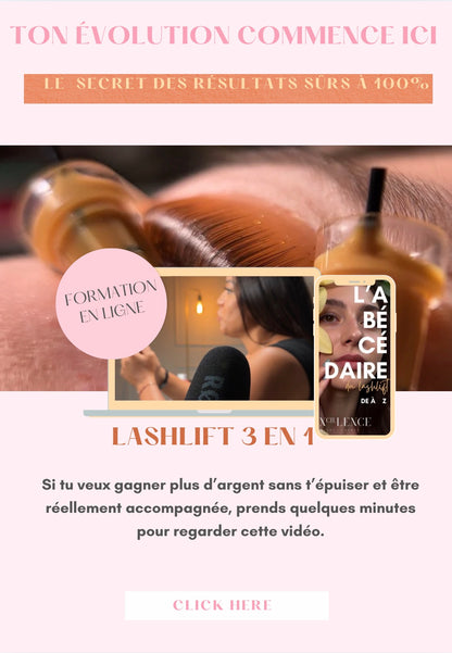 L’ABCDR en ligne 👩🏽‍💻 VIP, formation lashlift/rehaussement de cils 3EN1 ( classique | lashlift coréen 🇰🇷 | unlift )