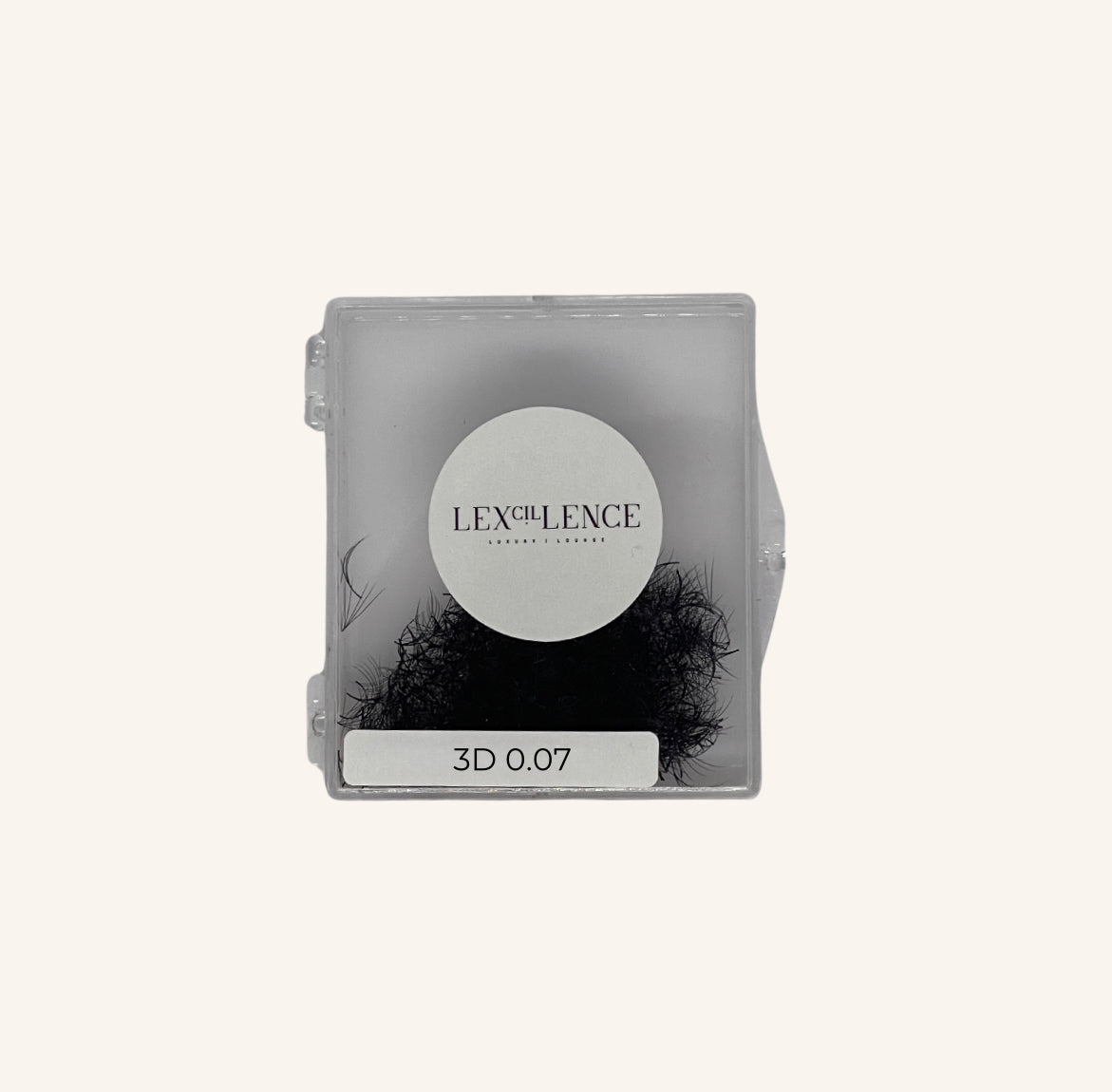 Boite cils 3D 0,07 lexcillence