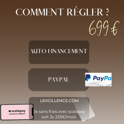 reglement 699€ formation