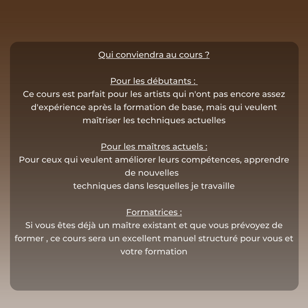 pour qui est le cours