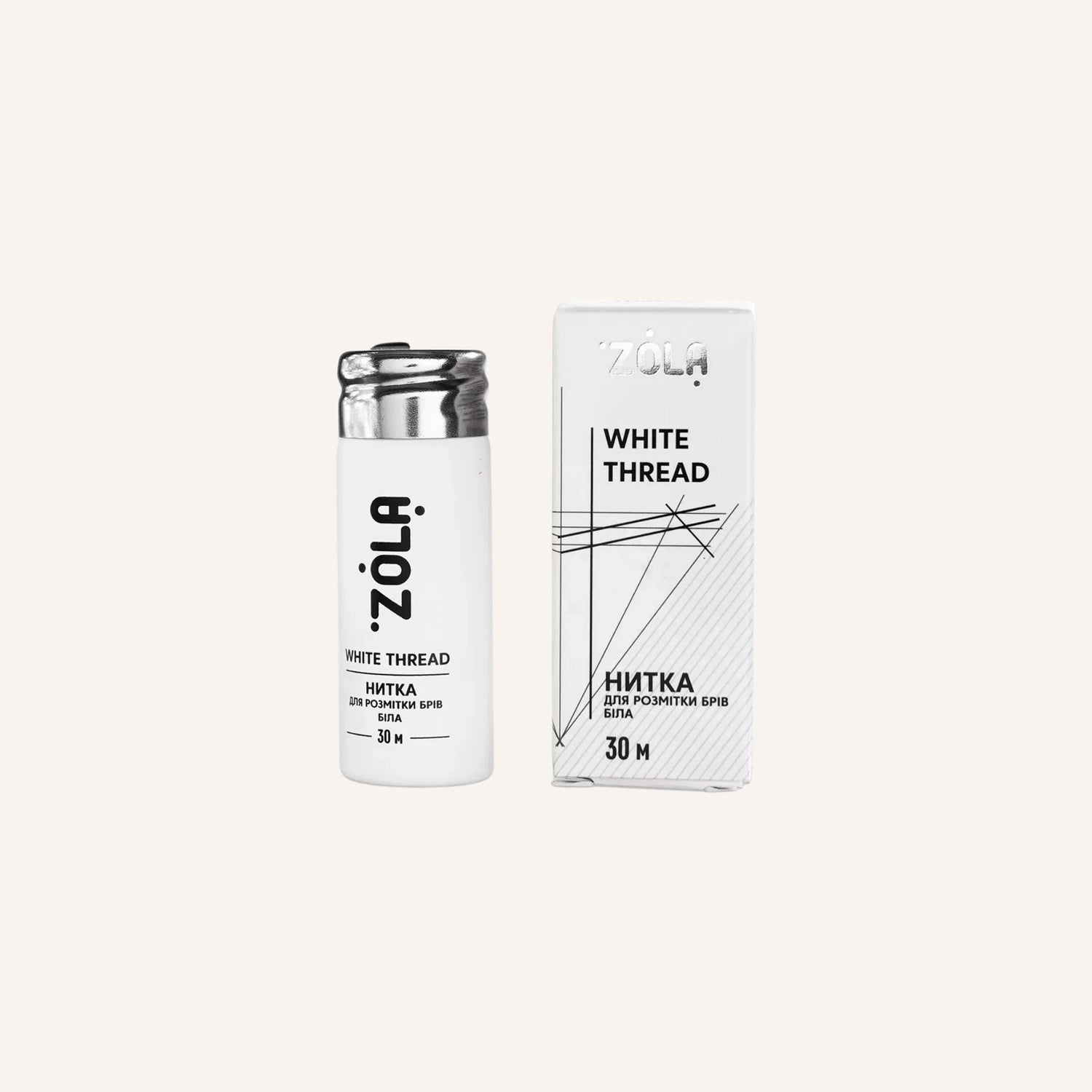 Fil teinté blanc Zola pour mapping