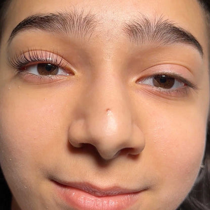 visage avant après lashlift masterclass