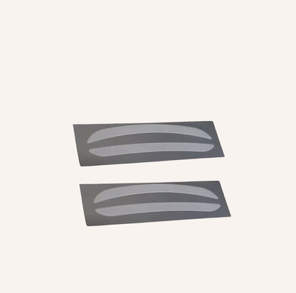 Pochoirs malléable pour sourcils &amp; airbrush, 5 paires