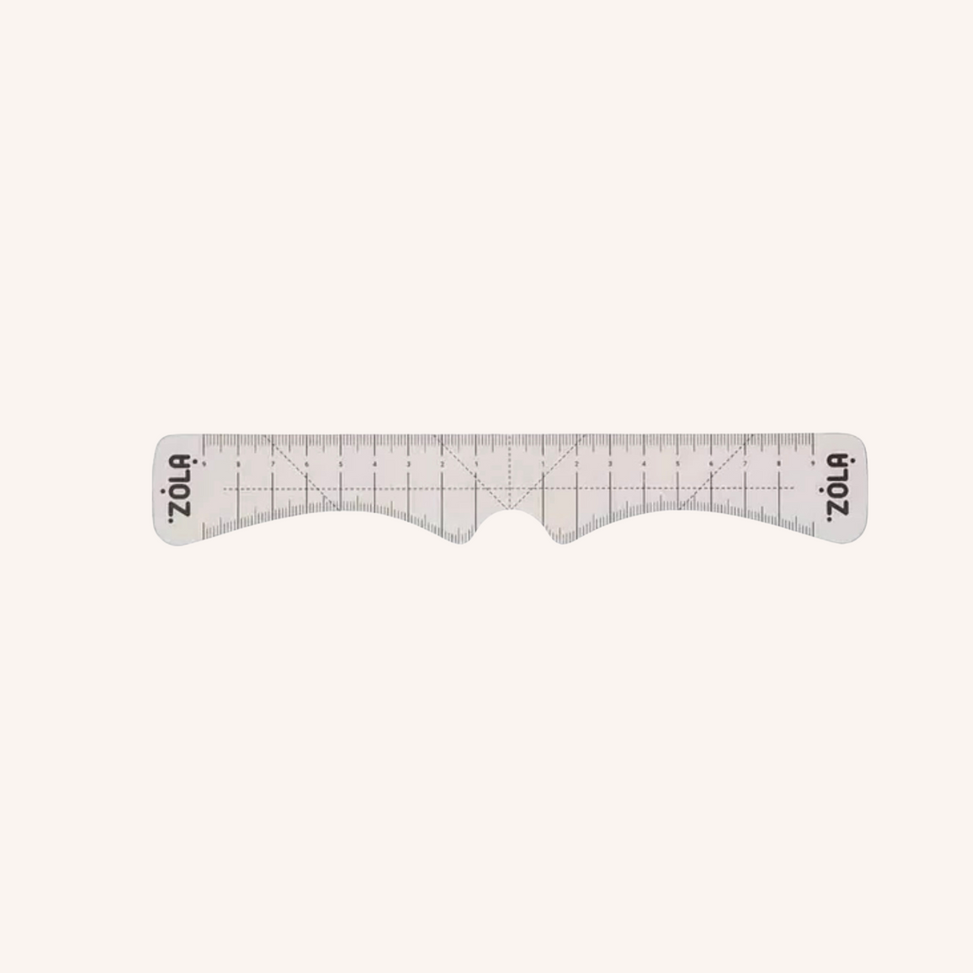 règles autocollantes pour sourcils zola 10 pièces